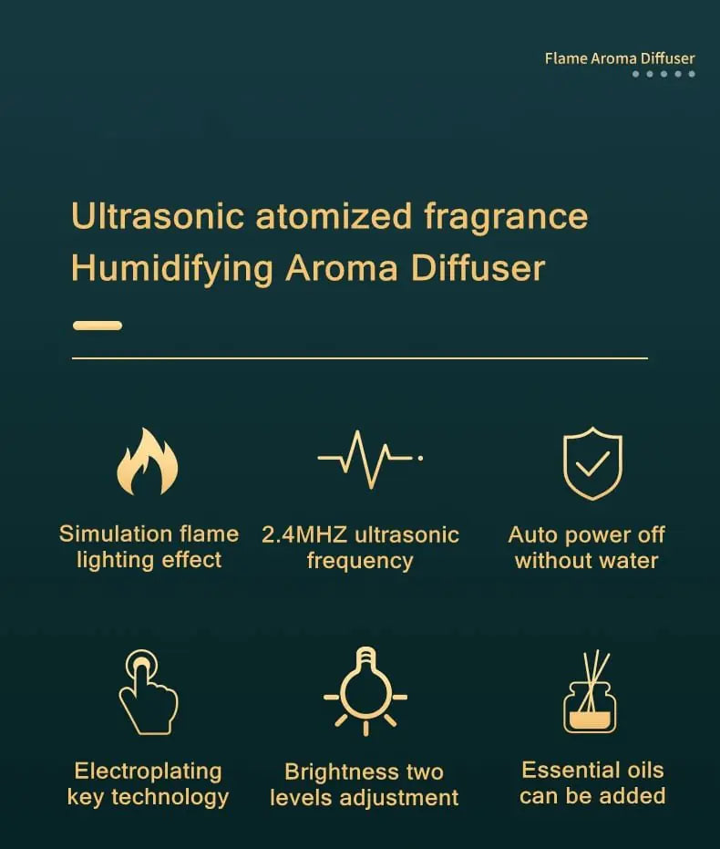 Soothing Flame Aroma Diffuser
