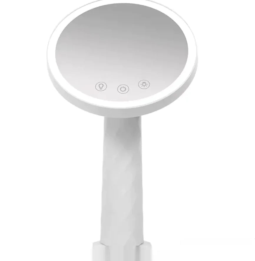Tri-Fold Illuminating Makeup Mirror